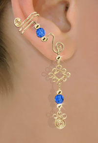 Ear Wrap with Dangle Attachment
