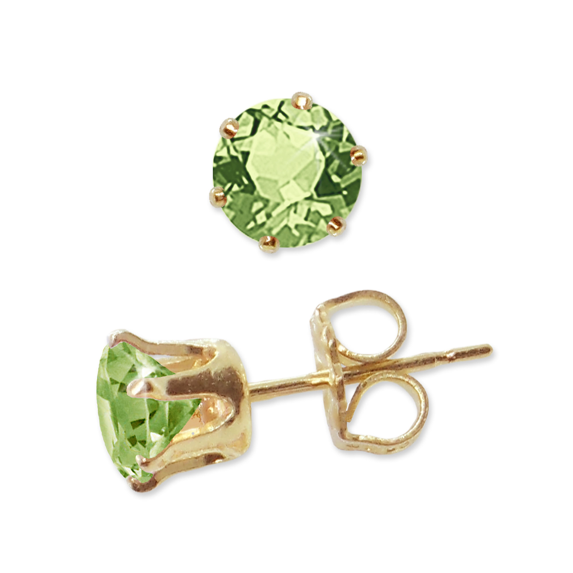 Ear Stud with Cubic Zirconia. 