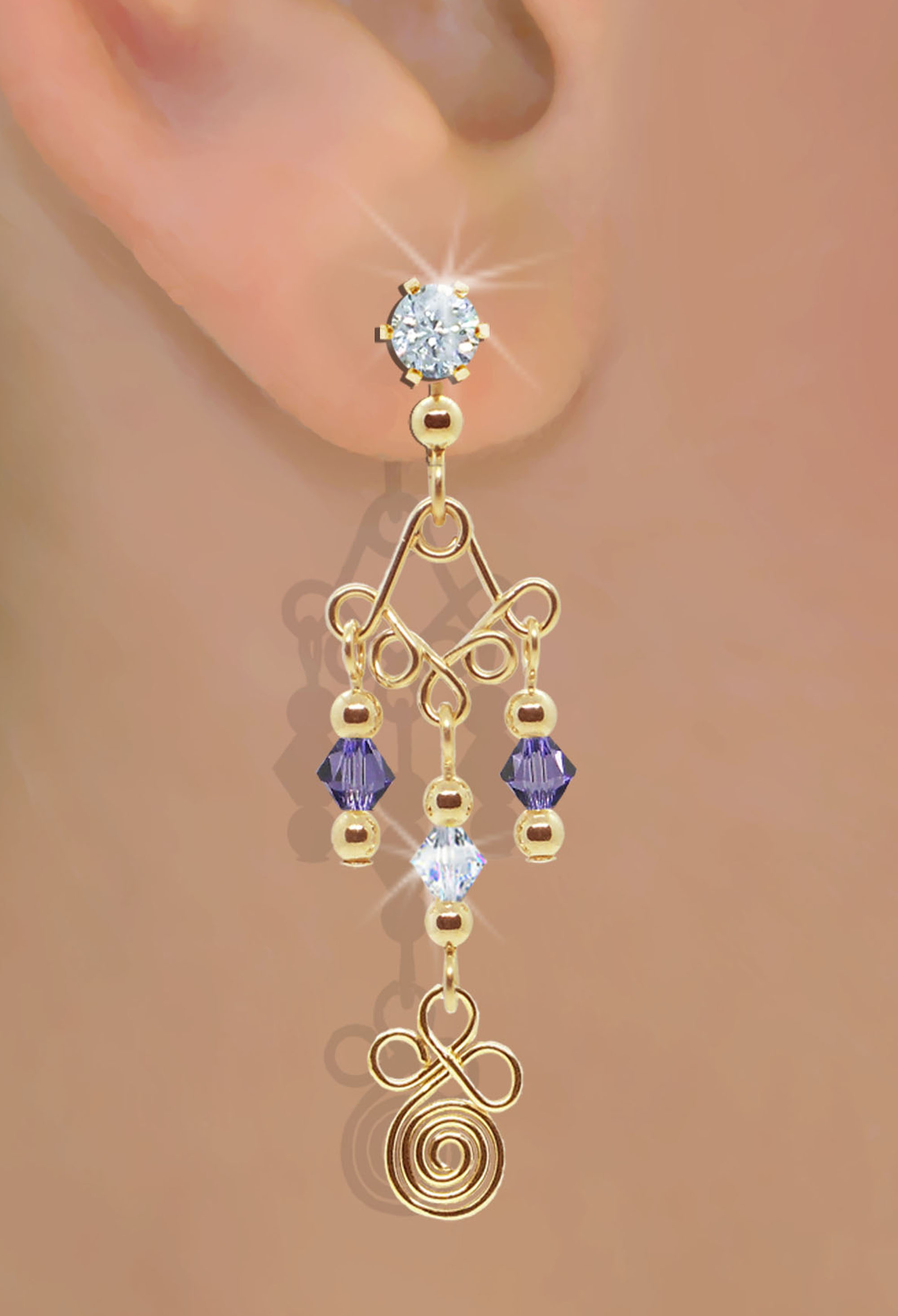 Dangle with Stud Front